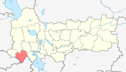 Ustjuženskij rajon – Mappa