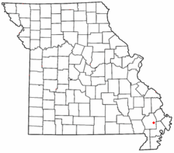 Location of Grayridge in Missouri