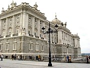 Vue du Palais Royal de Madrid