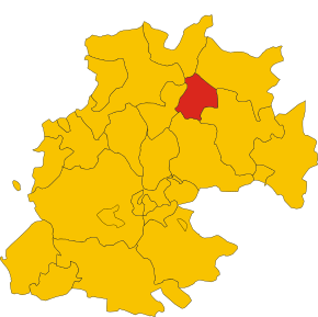 Poziția localității Gagliano Castelferrato