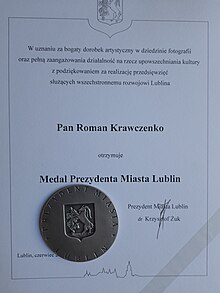 Dyplom oraz medal