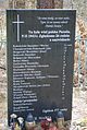 Památník obětí ve vesnici Parośla I, kde volyňské řeže v únoru 1943 začaly
