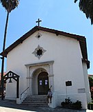 Mission San Rafael Arcángel, San Rafael CA USA -The reconstructed capilla (chapel) at Mission San Rafael Arcángel - panoramio (cropped).jpg