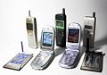 Image 18Personal Handy-phone System mobiles and modems, 1997–2003 (from Mobile phone)