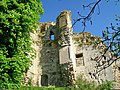 Tour neuve et mur sud du logis noble.