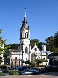 The church of Saint-André, in Montlignon
