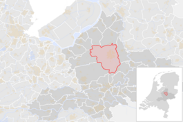 Locatie van de gemeente Apeldoorn (gemeentegrenzen CBS 2016)