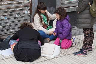 Preparativos de pancartas