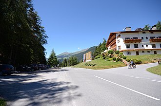 Norbertshöhe Passhöhe, Blick Richtung Westen