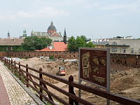 Prace archeologiczne na tarasie dolnym 2006