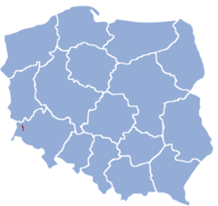 Mapa przebiegu linii kolejowej 279