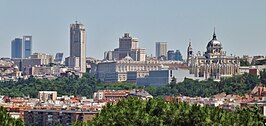 Panorama de Madrid desde el parque de San Isidro.JPG