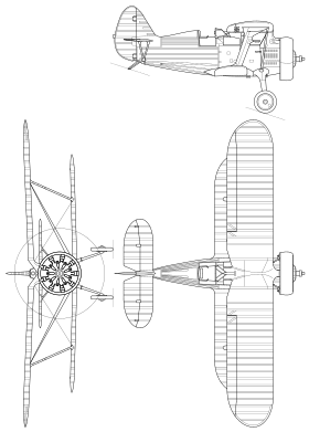 vue en plan de l’avion