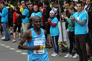 Hilal Yego beim Prag-Marathon 2014