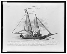 CSS Savannah, a Confederate privateer. Privateer Savannah.jpg
