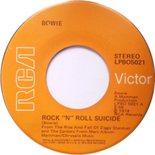 Description de l'image Rock 'n' Roll Suicide by David Bowie UK vinyl single.png.