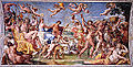 アンニーバレ・カラッチ『バッカスとアリアドネの勝利』（1597年-1602年）　ローマ、ファルネーゼ宮殿天井フレスコ画