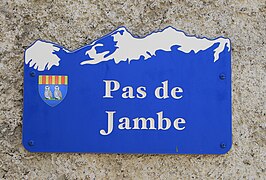 Plaque de rue d'Ilheu.