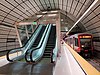 Train at Chinatown station, 2022