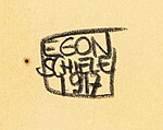 Egon Schiele aláírása