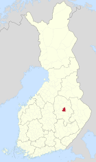 Lage von Siilinjärvi in Finnland