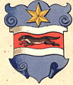 Куница на гербе Славонии, одной из областей Хорватии
