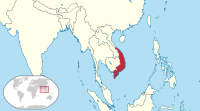 Zuud-Vietnam in zien regio.