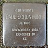 Stolperstein für Paul Schöndorf