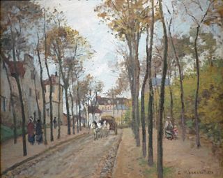 Boulevard des Fossés, Pontoise, 1872 Norton Simon Museum, Pasadena