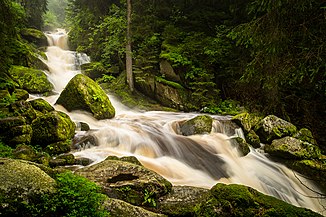 Triberger Wasserfälle, obere Stufen