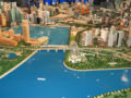 The Singapore City Gallery Exhibit - URA is responsible for the urban planning of Singapore.