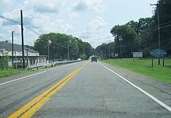 Williams Township along northbound US 209