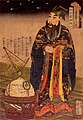 12. Csituohszing, Vu Szung, a klasszikus kínai Vízparti történet című regény kitalált szereplője. Utagava Kunijosi japán festő festménye (javítás)/(csere)