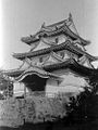 Menara menjaga Istana Uwajima pada tahun 1928