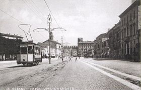 Corso Vittorio Emanuele (cartolina d'epoca)