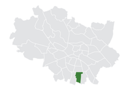 Location of Wojszyce within Wrocław