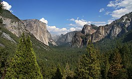 De Yosemite-delling, yn it Nasjonaal Park Yosemite.