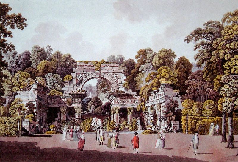 Schlosspark Schönbrunn - Römische Ruine / Quelle: Wikipedia (gemeinfrei)