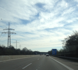 A671 bij Mainz-Kastel