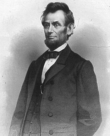 English: Abraham Lincoln, president of the Uni...