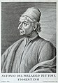 Antönio do Pollaiolo (17 zenâ 1429-4 frevâ 1498), ràmmo de Cosimo Colombini, 1769 [1]