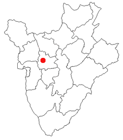 موقعیت در کشور بوروندی