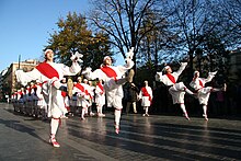 Ezpatadantza of the Basque Country. Basque dancers 01.jpg