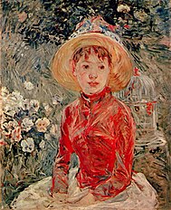 Le corsage rouge Berthe Morisot, 1885