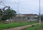 Ruins of former administration building