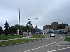 Marcador de fronteira em Lloydminster