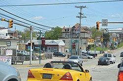 Scene along U.S. Route 30