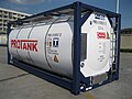 CIMC tomonidan ishlab chiqarilgan universal tank konteyneri, to'liq ramka