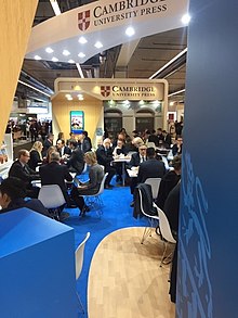 Cambridge University Press's stand at the Frankfurt Book Fair 2018 Cambridge University Press's stand at the Frankfurt Book Fair 2018.jpg