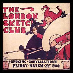 Cecil Aldin - London Sketch Club invite.jpg